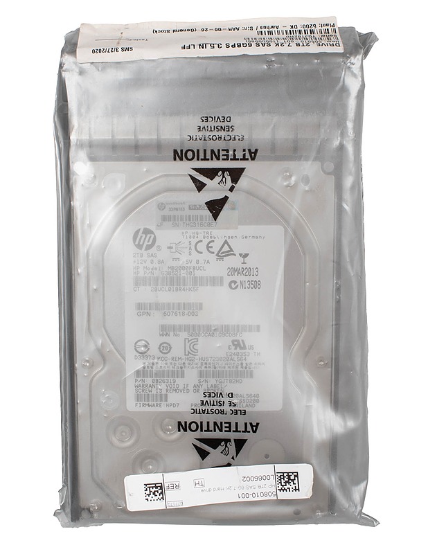 HP HDD kiintolevy SAS-väylään, 2 TB - Tietokoneet - 10105585432 - 0