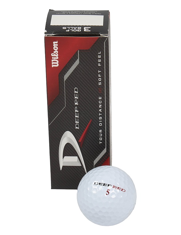 WILSON Deep Red Golfpallo, 3kpl - Golf - 10105585548 - 0