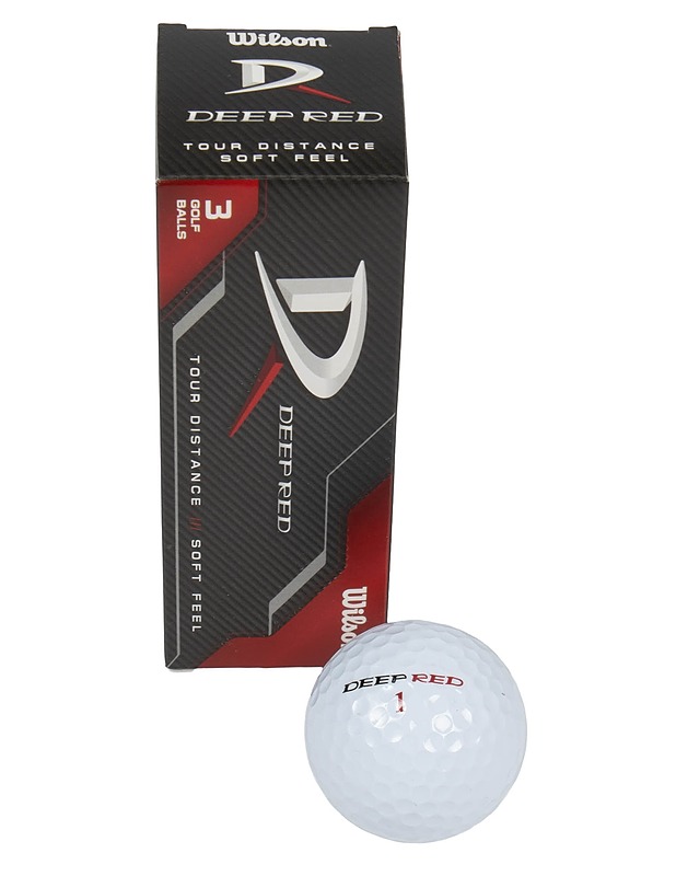 WILSON Deep Red Golfpallot, 3kpl - Golf - 10105585559 - 0