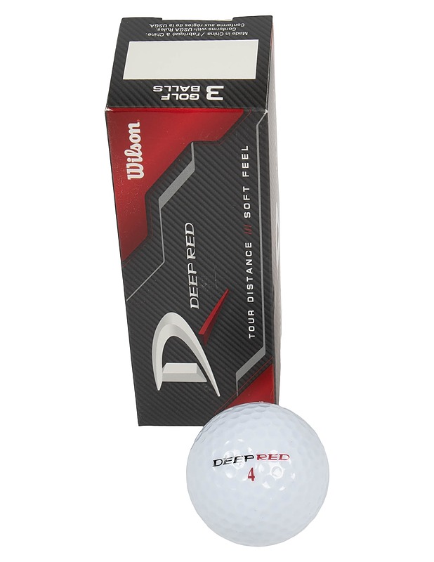 WILSON Deep Red Golfpallot, 3kpl - Golf - 10105585563 - 0