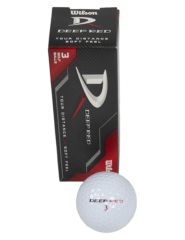 WILSON Deep Red Golfpallot, 3kpl - Golf - 10105585572 - 0