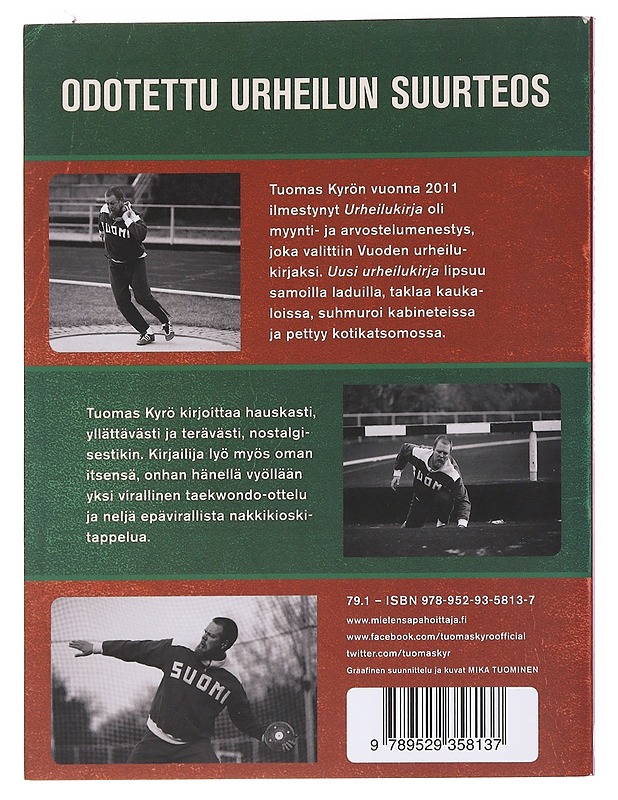 Uusi urheilukirja - Tuomas Kyrö - Tietokirjat ja oppaat - 10105585581 - 1