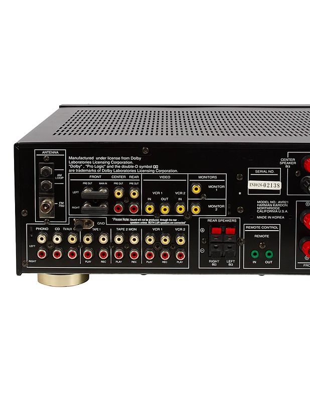 HARMAN/KARDON AVR21 - viritinvahvistin - Audio - 10105585582 - 3