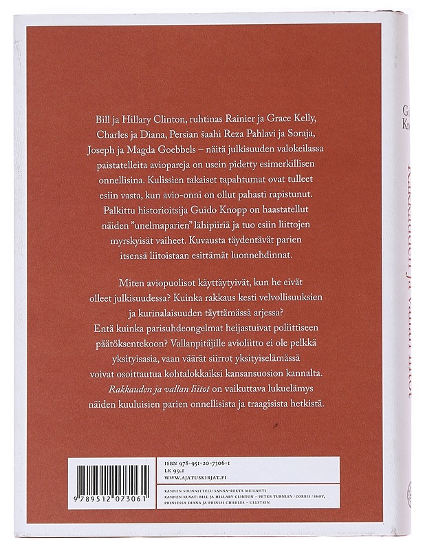 Rakkauden ja vallan liitot - Knopp, Guido - Elämäkerrat ja muistelmat - 10105585636 - 1
