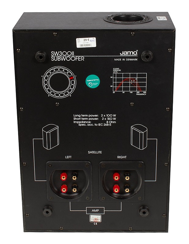 JAMO SW300 II subwoofer - Audio - 10105585660 - 1