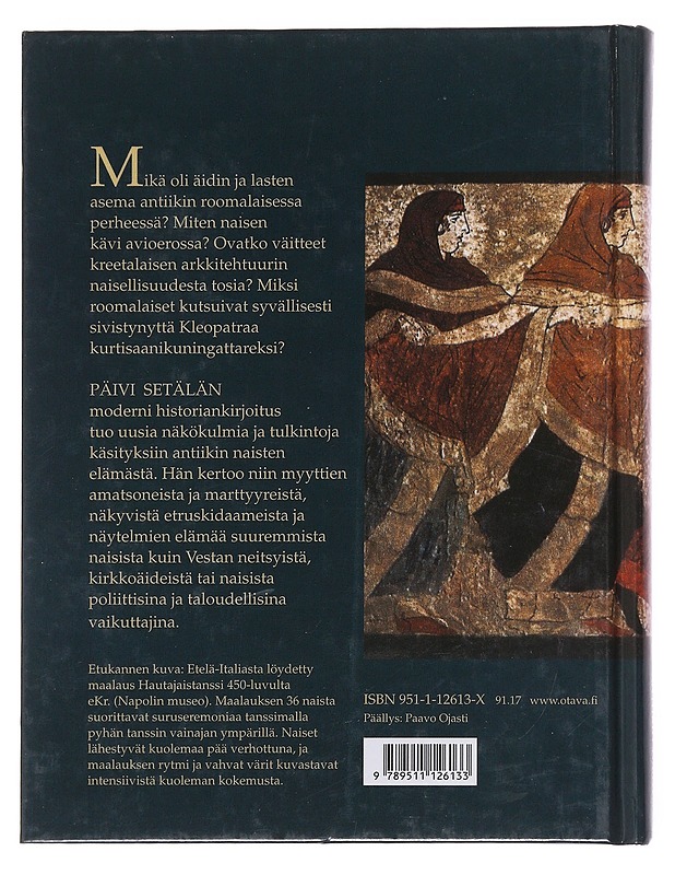 Antiikin nainen - Päivi Setälä - Historiakirjat - 10105585731 - 1