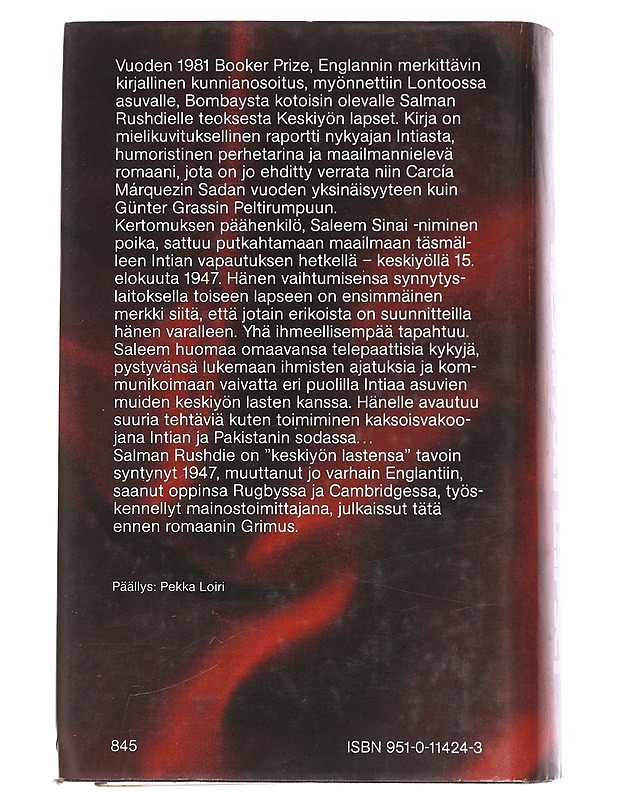 Keskiyön lapset - Rushdie, Salman - Romaanit ja novellit - 10105585744 - 1