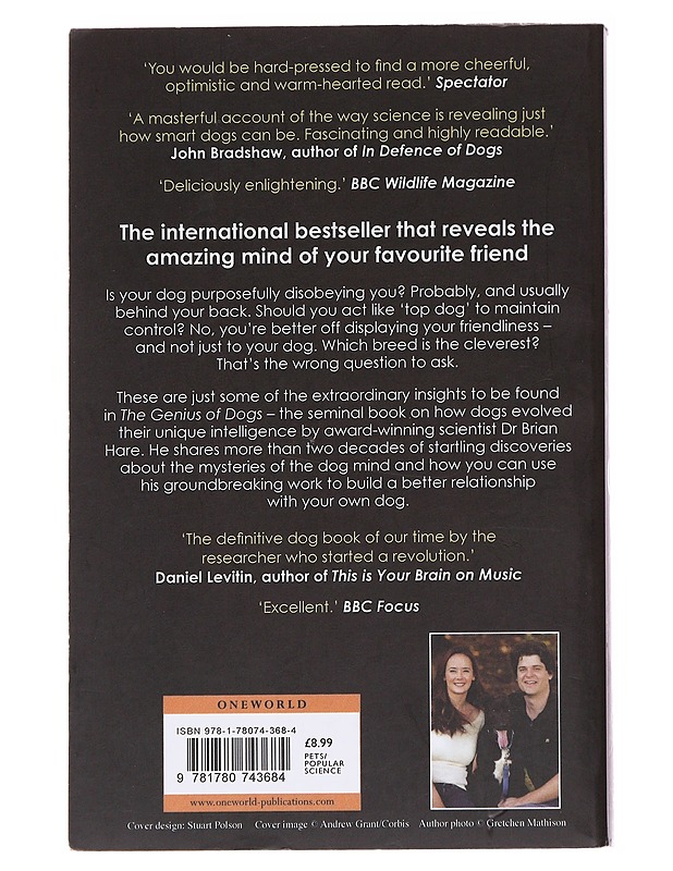 The Genius of Dogs - Brian Hare & Vanessa Woods - Kirja lahjaksi - 10105585769 - 1