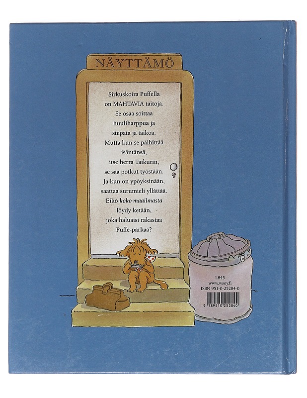 Puffe sirkuskoira seikkailee - Graham, Bob - Lastenkirjat - 10105585788 - 1