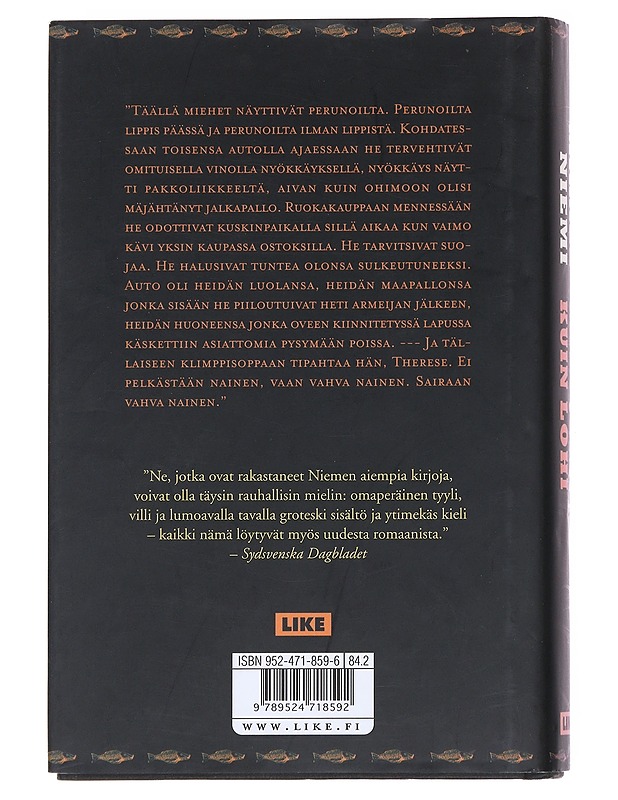 Mies joka kuoli kuin lohi - Niemi, Mikael - Romaanit ja novellit - 10105585858 - 1