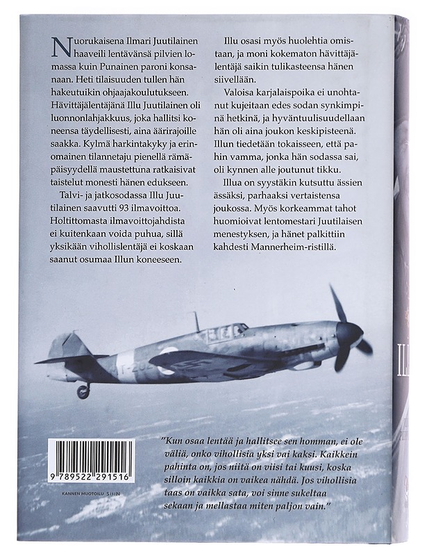 Illu / lentomestari Ilmari Juutilaisen elämä - Jukka Piipponen - Elämäkerrat ja muistelmat - 10105585896 - 1