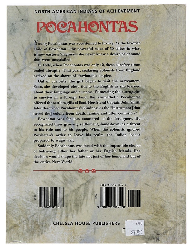 Pocahontas - Anne Holler - Tietokirjat ja oppaat - 10105585898 - 1