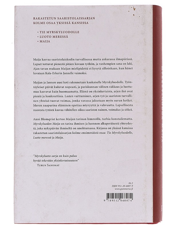 Myrskyluodon Maija - Anni Blomqvist - Romaanit ja novellit - 10105585900 - 1