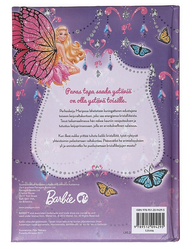 Mariposa ja keijuprinsessa - Rekiaro, Päivi - Lastenkirjat - 10105585921 - 1