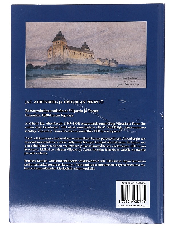 Jac. Ahrenberg ja historian perintö  - Anna Ripatti - Historiakirjat - 10105585981 - 1