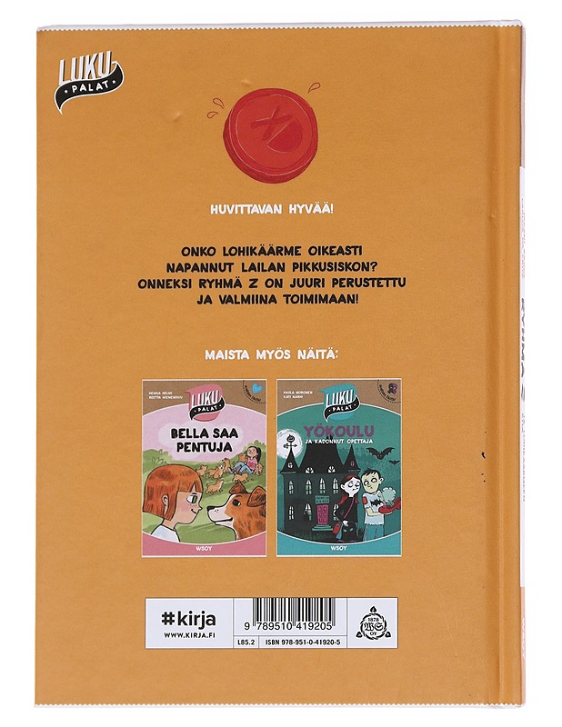 Ryhmä Z ja lohikäärmeen kita - Bagge, Tapani - Lastenkirjat - 10105585989 - 1
