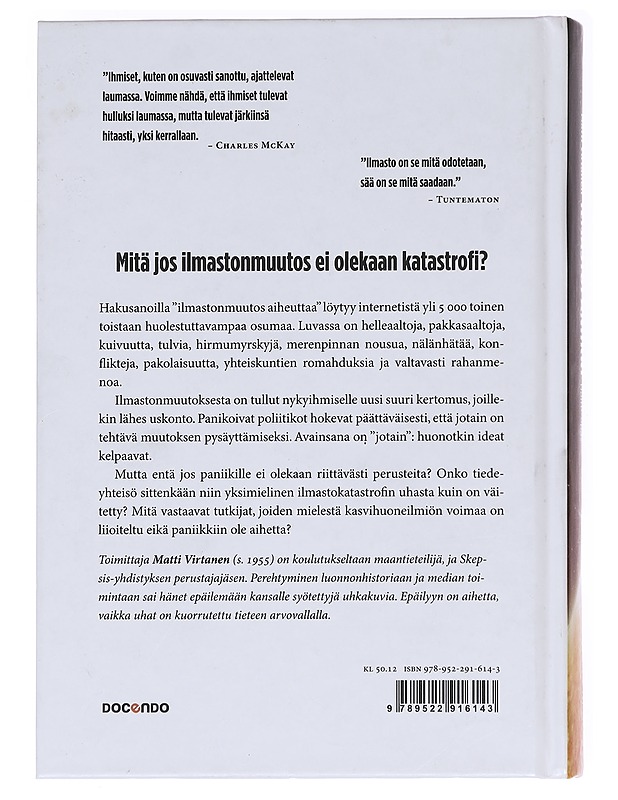 Ilmastopaniikki : Hoito-opas - Matti Virtanen - Tietokirjat ja oppaat - 10105586068 - 1