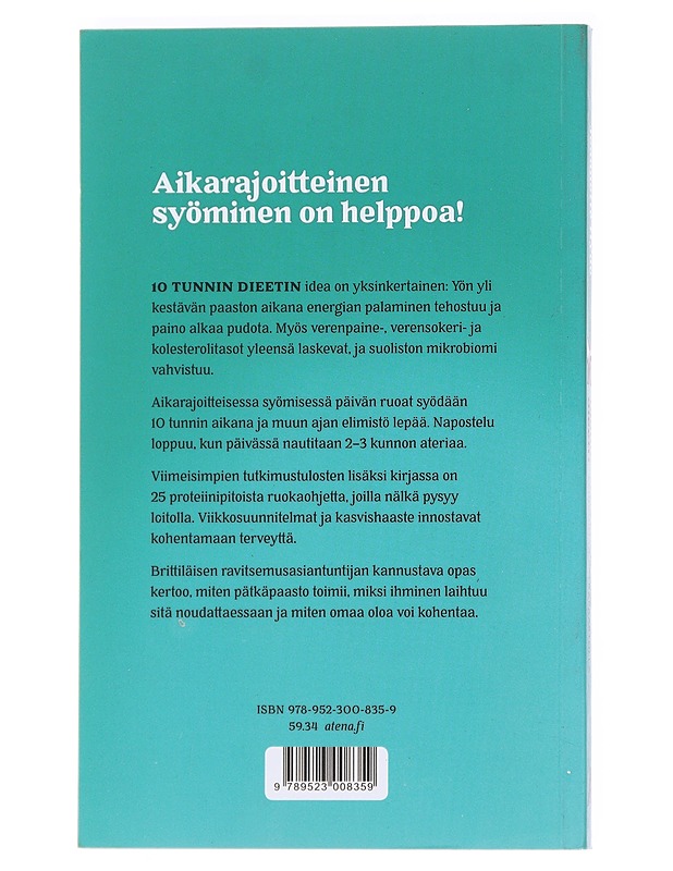 10 tunnin dieetti : kevyt olo ja lisää elinvoimaa pätkäpaastolla - Hyde, Jeannette - Ruokakirjat - 10105586083 - 1