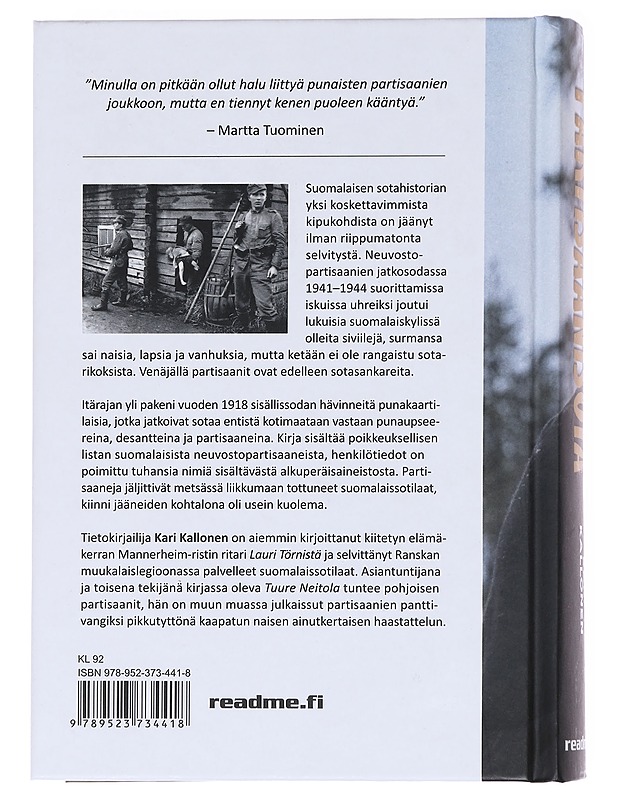 Partisaanisota - Kallonen, Kari - Kirja lahjaksi - 10105586073 - 1