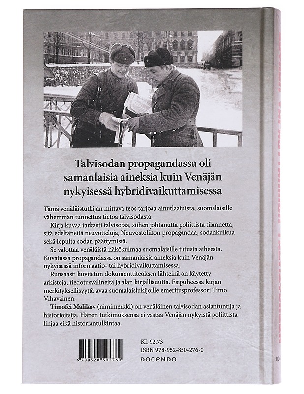 Suomen vapauttaminen talvisodassa - Malikov, Timofei - Kirja lahjaksi - 10105586079 - 1