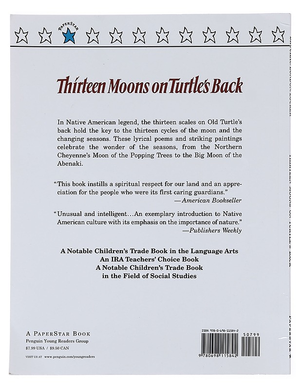 Thirteen Moons on Turtle's Back: A Native American Year of Moons - Joseph Bruchac - Runot ja näytelmät - 10105586085 - 1