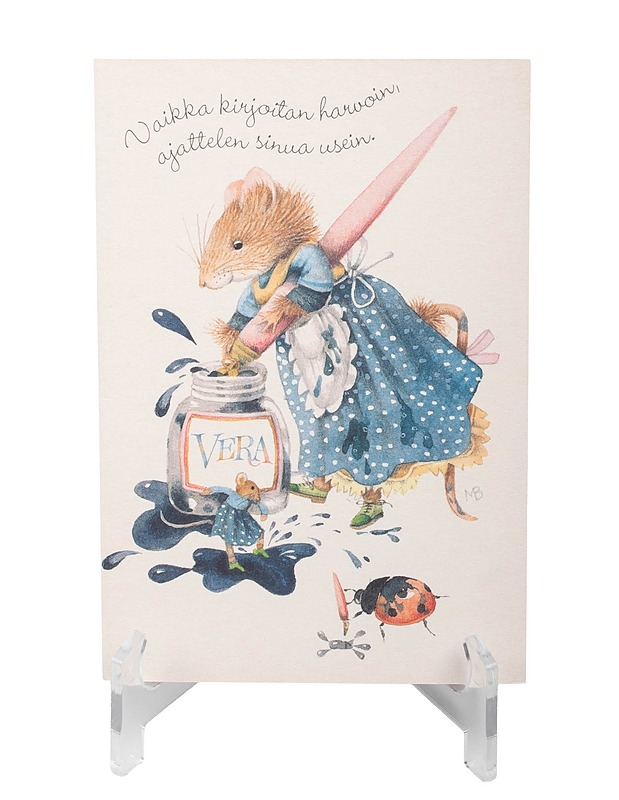 HALLMARK Vaikka kirjoitan harvoin taitekortti - Askartelu - 10105586124 - 0