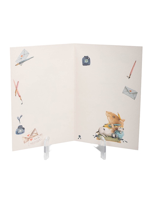 HALLMARK Vaikka kirjoitan harvoin taitekortti - Askartelu - 10105586124 - 1