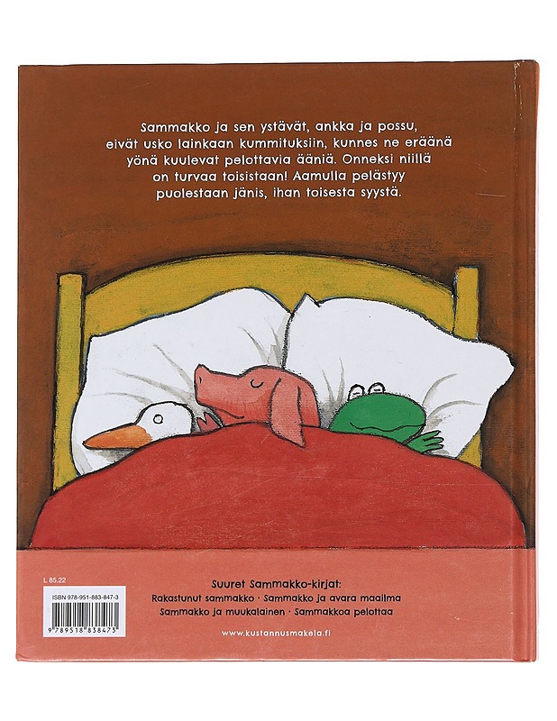 Sammakkoa pelottaa - Velthuijs, Max - Lastenkirjat - 10105586149 - 1