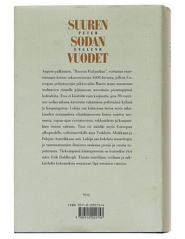 SUUREN SODAN VUODET - Englund, Peter - Historiakirjat - 10105586177 - 1