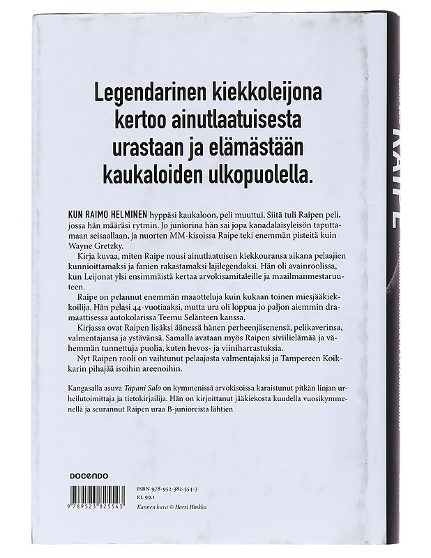 Raipe : koikkarin kaukalosta leijonaikoniksi - Tapani Salo - Elämäkerrat ja muistelmat - 10105586191 - 1