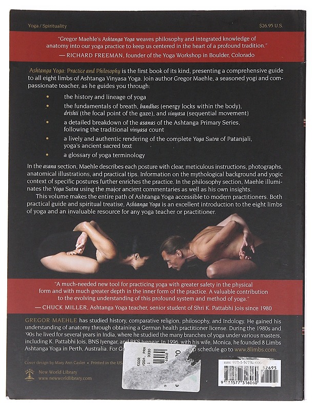Ashtanga Yoga - Gregor Maehle - Tietokirjat ja oppaat - 10105586229 - 1