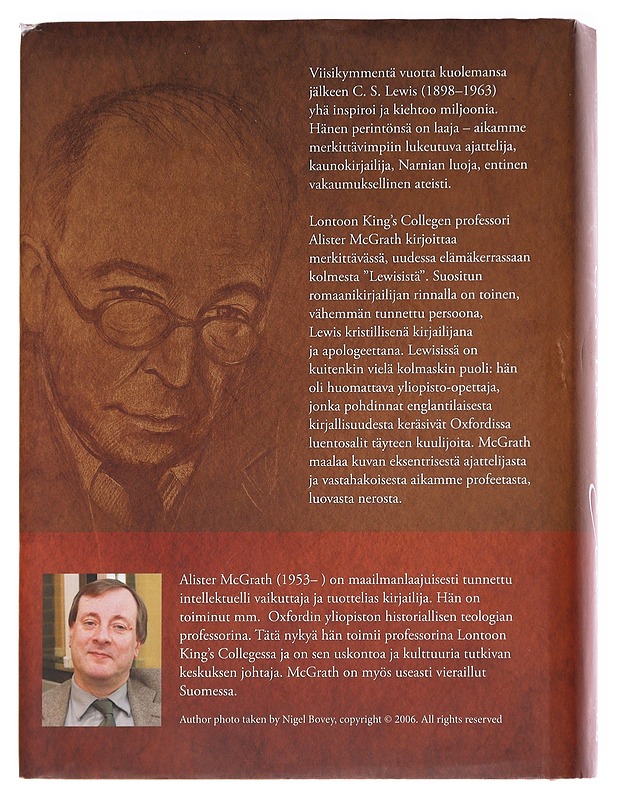 C. S. Lewis / elämä - McGrath - Fantasia- ja scifi - 10105586281 - 1
