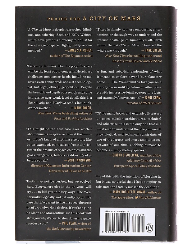 A city on Mars : can we settle space, should we settle space, and have we really thought this through? - Weinersmith, Kelly - Romaanit ja novellit - 10105586287 - 1