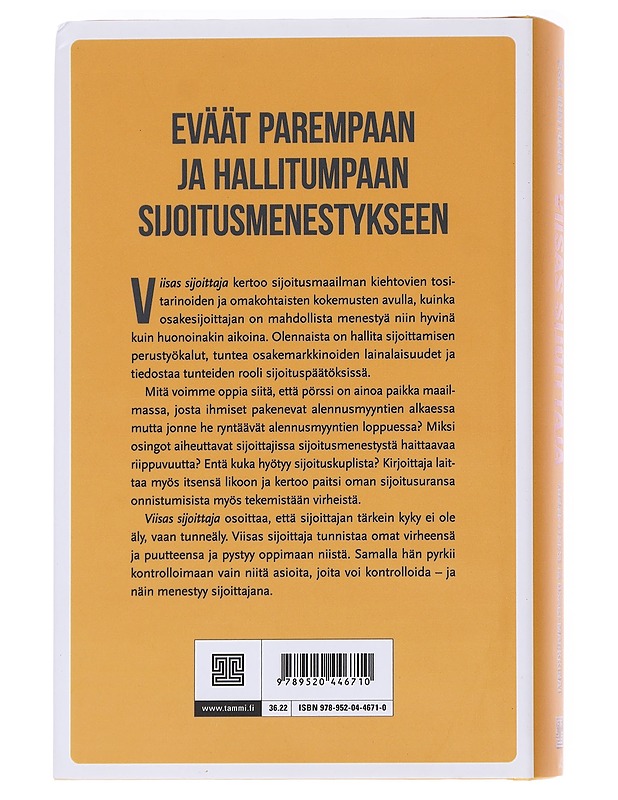 Viisas sijoittaja : tunne itsesi ja osakemarkkinat - Juntunen, Esa - Tietokirjat ja oppaat - 10105586303 - 1