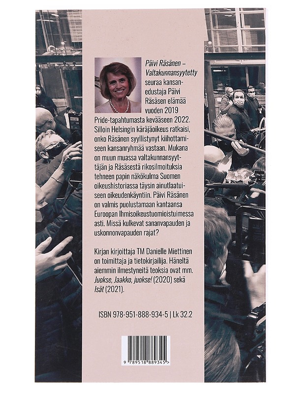 Päivi Räsänen, valtakunnansyytetty - Danielle Miettinen - Elämäkerrat ja muistelmat - 10105586309 - 1