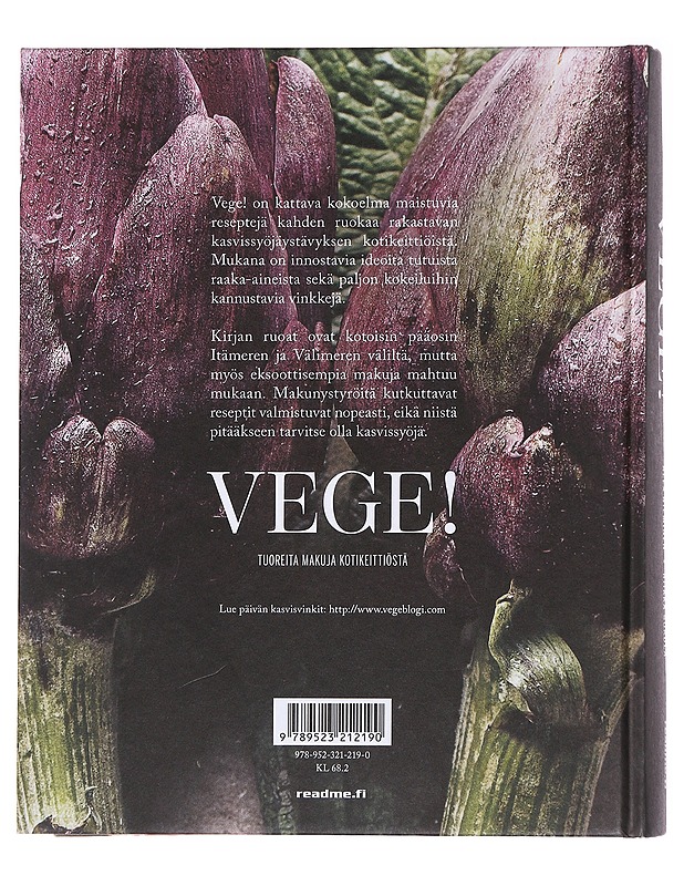 Vege! / tuoreita makuja keittiöstä - Nieminen, Alex - Ruokakirjat - 10105586310 - 1