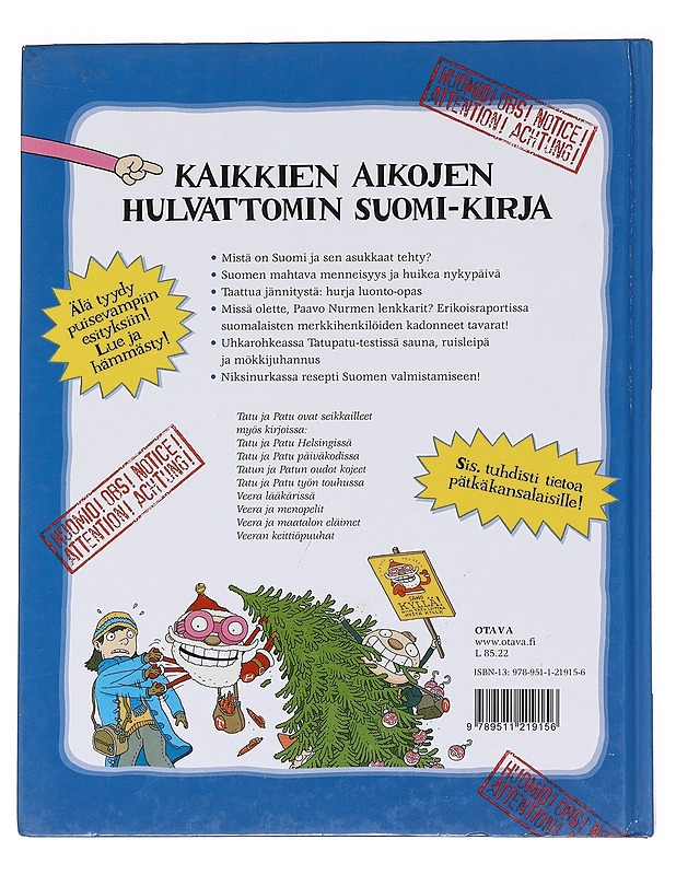 Tatun ja Patun Suomi - Havukainen, Aino - Lastenkirjat - 10105586355 - 1