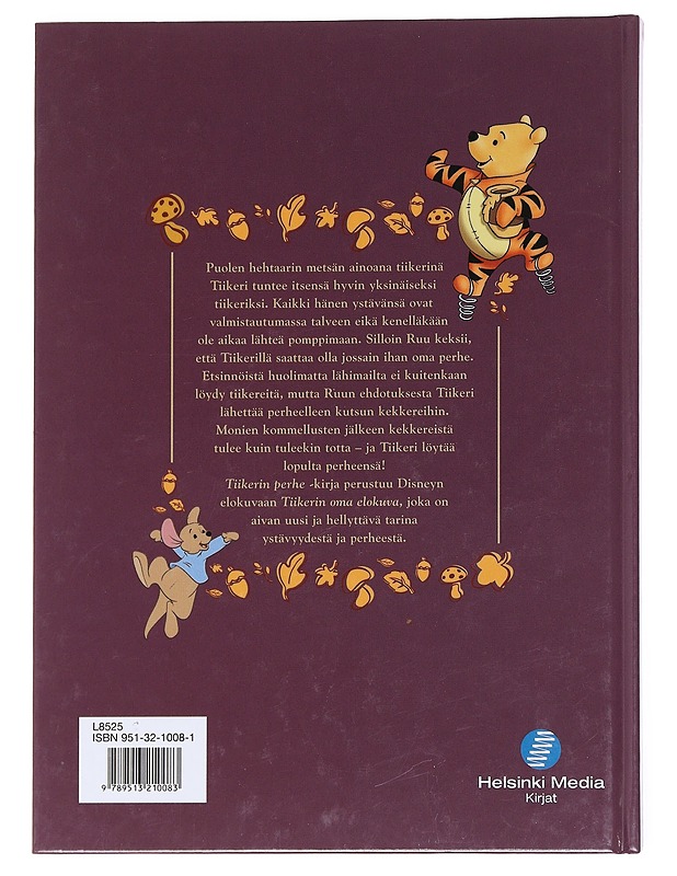 Tiikerin perhe - Disney, Walt - Lastenkirjat - 10105586352 - 1
