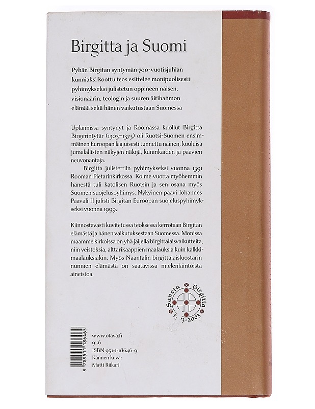 Pyhä Birgitta / Euroopan suojeluspyhimys - Setälä, Päivi - Elämäkerrat ja muistelmat - 10105586356 - 1