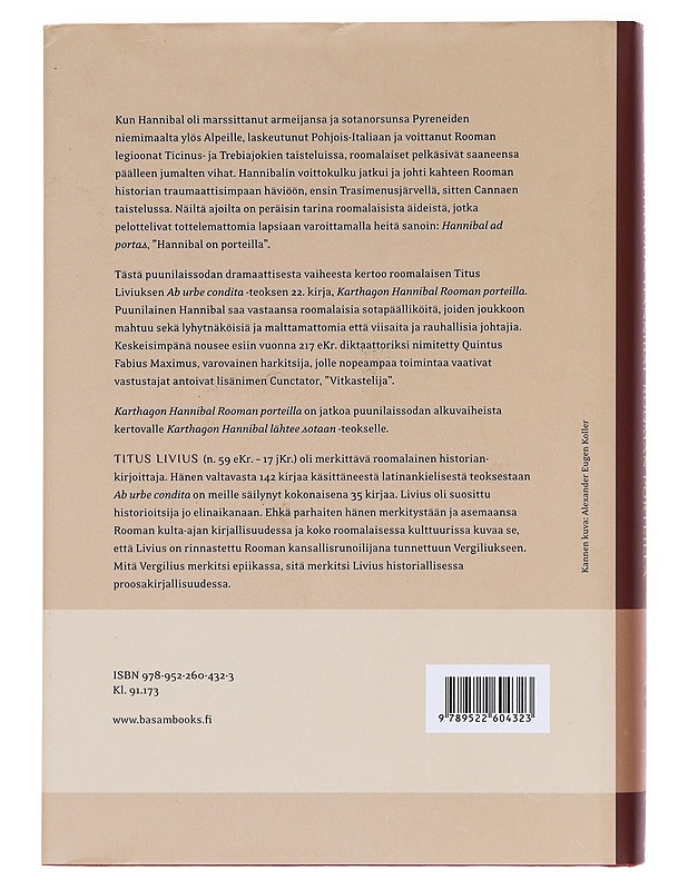 Ab urbe condita / Karthagon Hannibal Rooman porteilla XXII - Livius, Titus - Historiakirjat - 10105586389 - 1