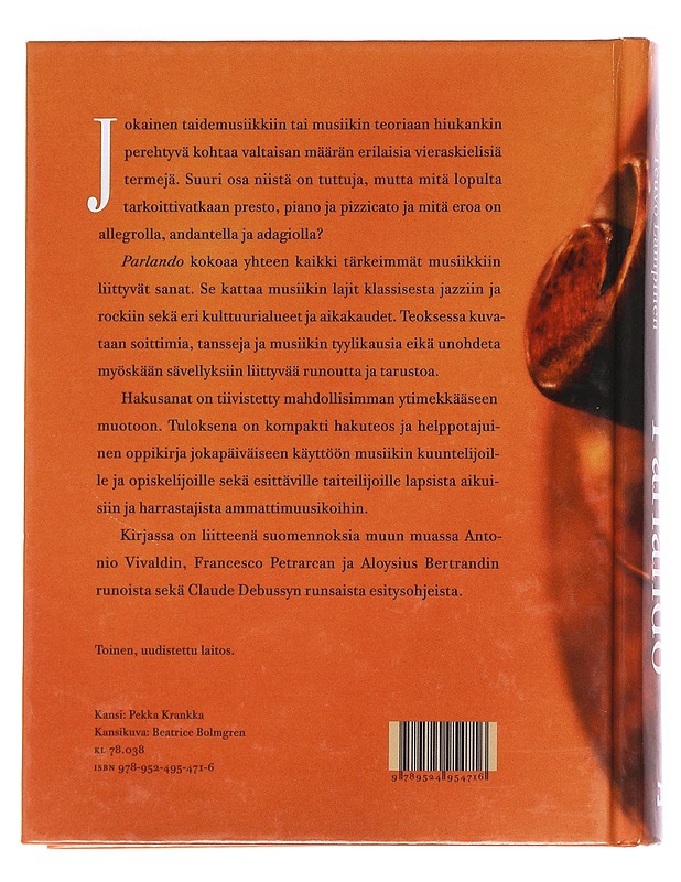 Parlando / musiikkisanakirja - Zeranska-Gebert - Tietokirjat ja oppaat - 10105586396 - 1