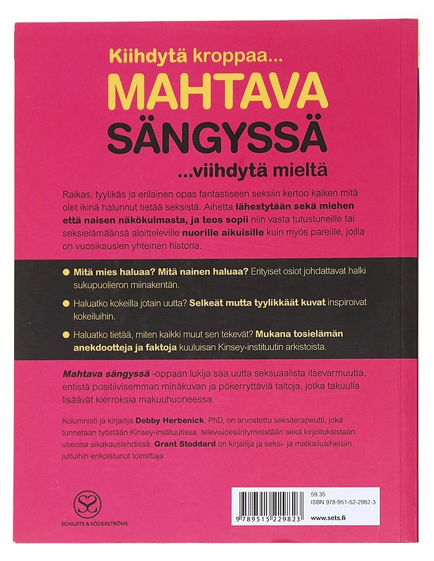 Mahtava sängyssä / kiihdytä kroppaa... ...viihdytä mieltä - Herbenick, Debby - Tietokirjat ja oppaat - 10105586459 - 1