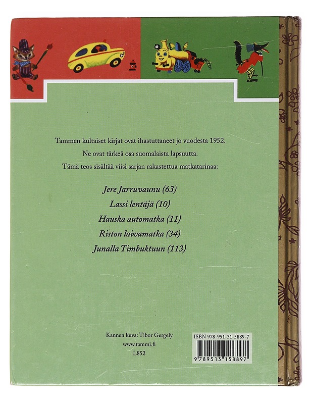 Ikiomat kultaiset matkakirjani - Gergely, Tibor - Lastenkirjat - 10105586475 - 1