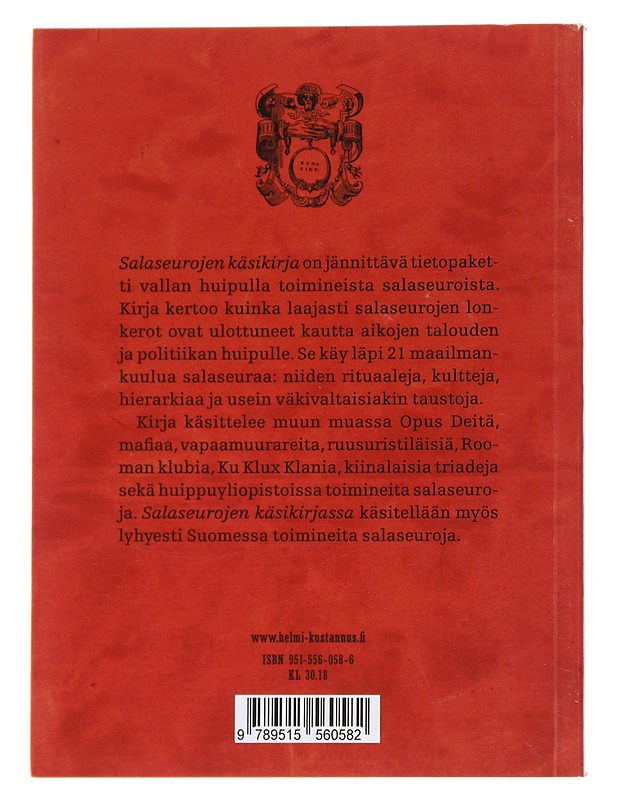 Salaseurojen käsikirja - Bradley, Michael - Historiakirjat - 10105586608 - 1