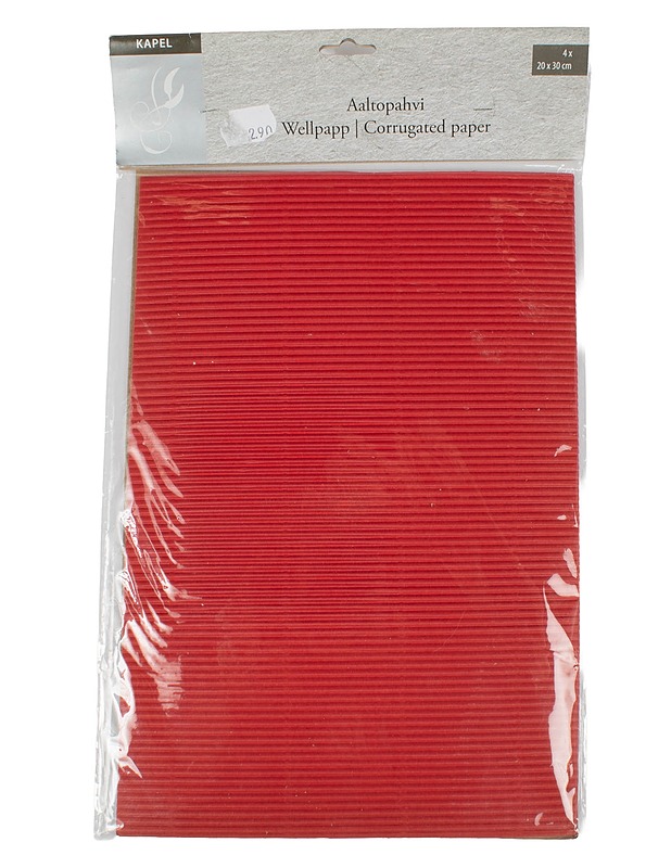 KAPEL aaltopahvi, 4 levyä/20x30 cm - Askartelu - 10105586613 - 0