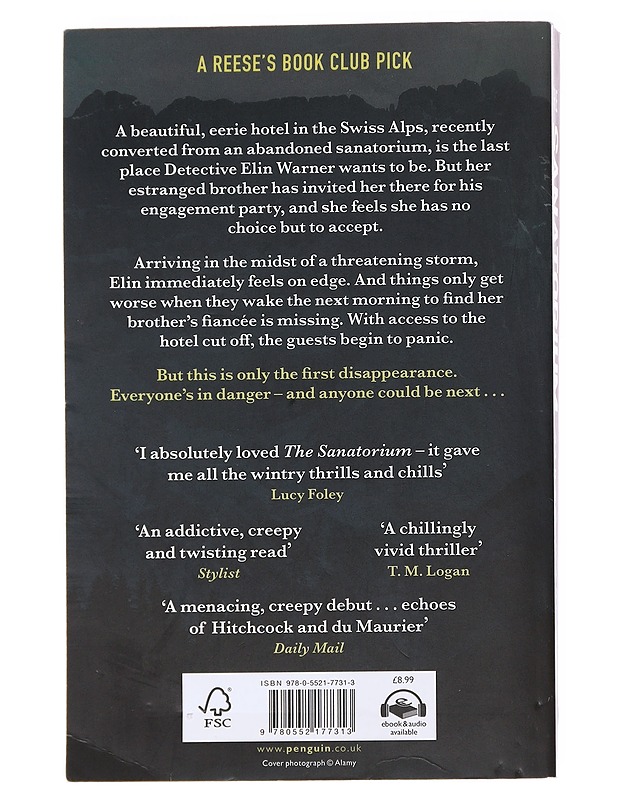 The sanatorium - Sarah Pearse - Romaanit ja novellit - 10105586614 - 1