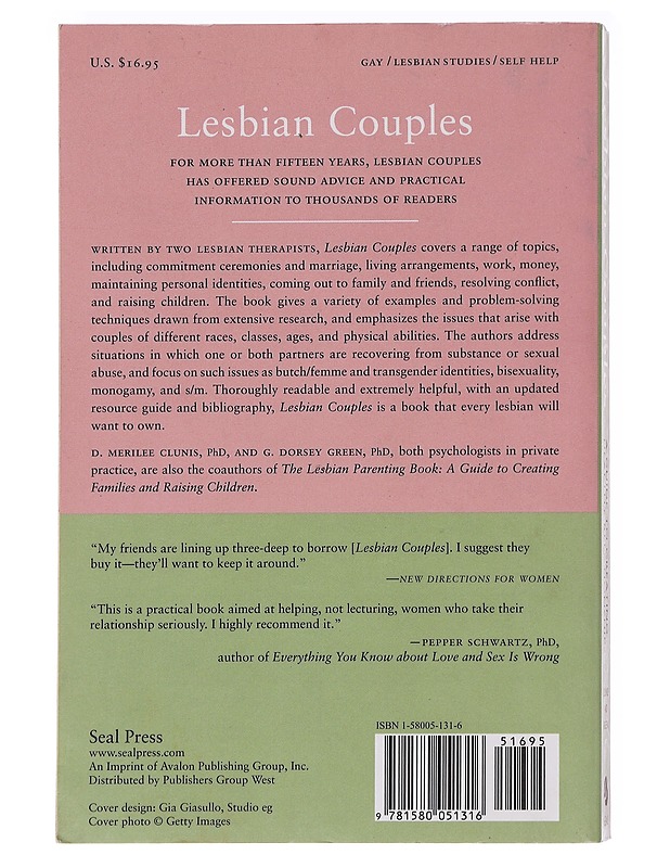 Lesbian Couples - D. Merilee Clunis - Tietokirjat ja oppaat - 10105586725 - 1