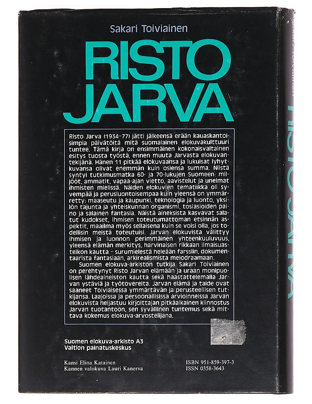 Risto Jarva - Toiviainen, Sakari - Elämäkerrat ja muistelmat - 10105586744 - 1
