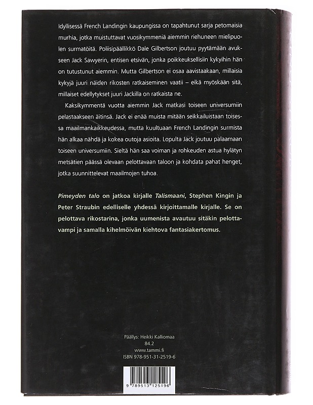 Pimeyden talo - King, Stephen - Jännitys ja dekkarit - 10105586768 - 1