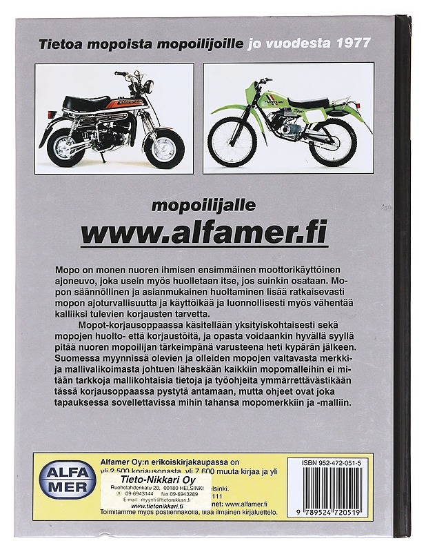 Mopot / korjausopas ; kaikki merkit ja mallit vuodesta 1982 alkaen - Esko Mauno - Tietokirjat ja oppaat - 10105586784 - 1